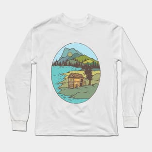 Farmhouse in the Hill Station Long Sleeve T-Shirt